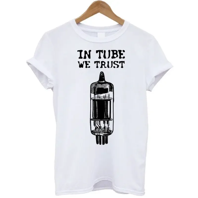 Hot Sales T-Shirt In Tube We Trust El84 - El34 12Ax7 Guitar Amp Valve Head