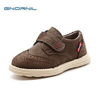 2022 spring children shoes boys leather shoes fashion flat casual shoes genuine leather toddler baby sneakers kids sport shoes