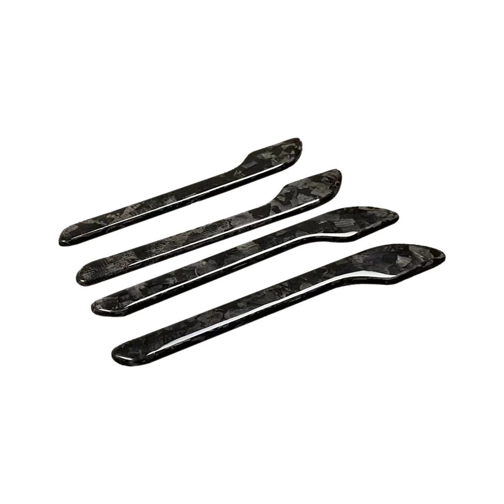 

4Pcs Door Handle Sticker Anti-Scratch Door Handle Wrap Decorative Sticker for Tesla Model 3(Forging Pattern)