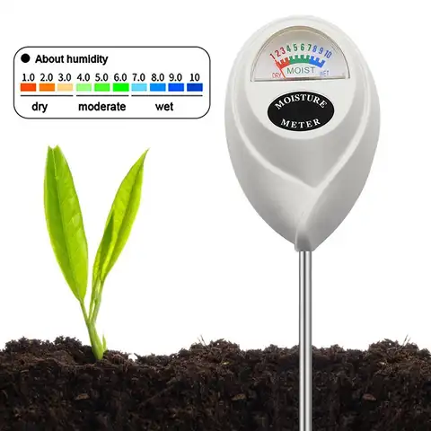 Tool for measuring the level of soil moisture at home