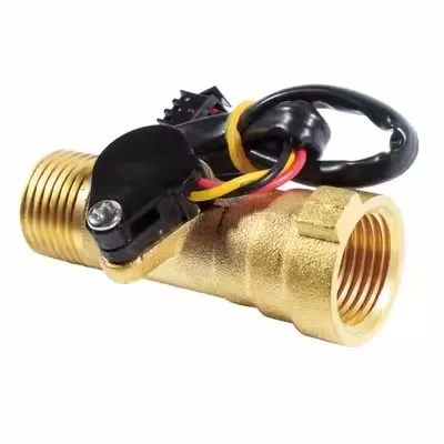 

Electronic Flow Meter, Electronic Flow Sensor Solar Water Heater Water Flow Meter G1/2 YF-B8 1-30L/M Magnetic Valve