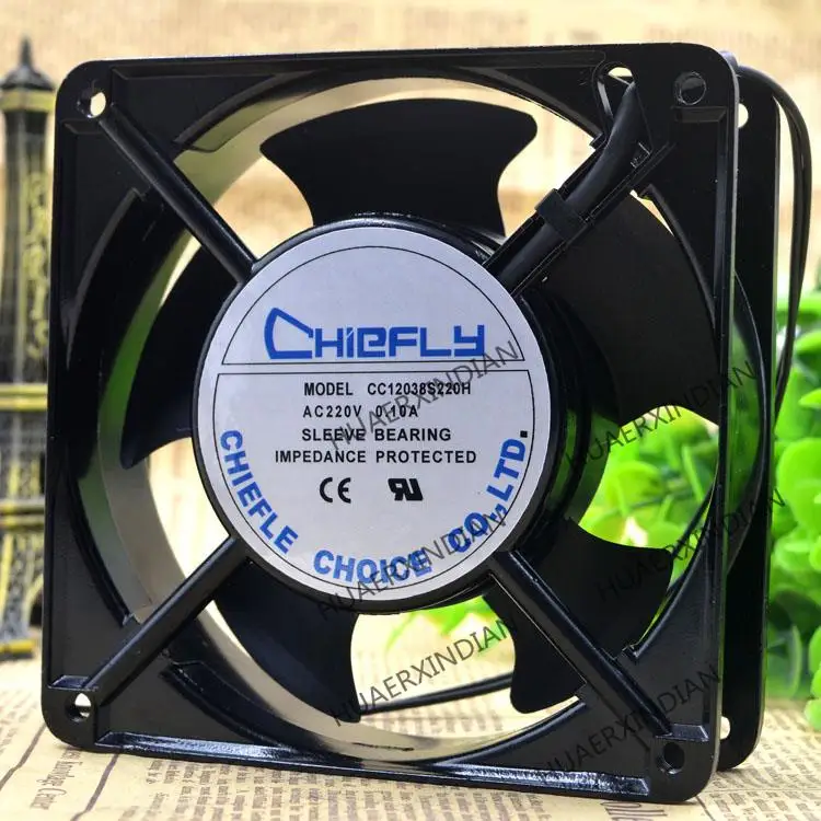 

New CHIEFLY CC12038S220H 220V 12038 12CM 0.10A Cooling Fan Assembly Kit
