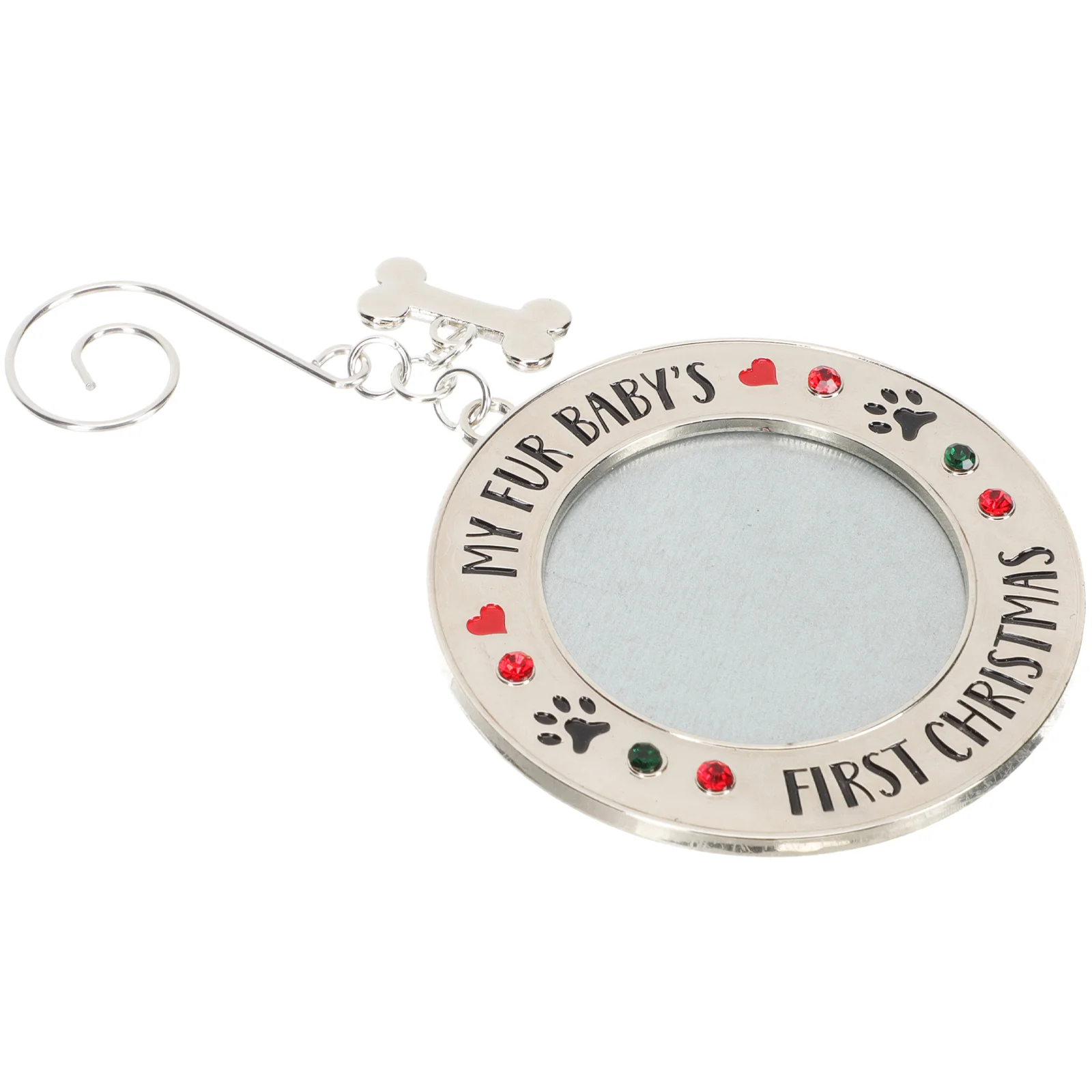

Frame Christmas Photo Picture Pendant Tree Decorationball Hanging Ornament Baubles Ornaments First Pendants Dog Diy Holiday