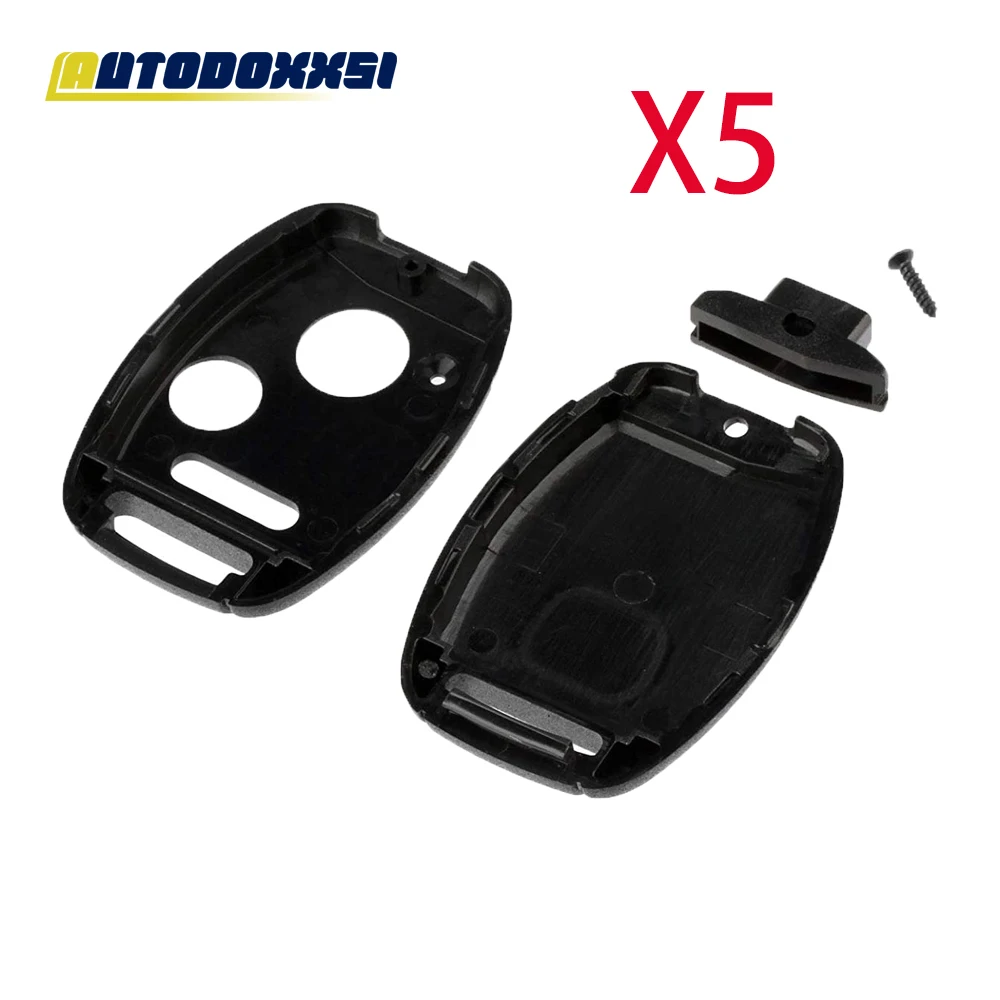 

Autodoxxsi 5x3 + 1/2 + 1 кнопочный Сменный Чехол-брелок чехол подходит для Honda Accord CR-V Ridgeline Civic Pilot чехол для дистанционного ключа