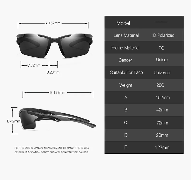 2022new Luxury Brand Designer Sun Glasses Men's Driving Shades Outdoor sports Polarized Sunglasses  Male Vintage Square Goggles images - 6