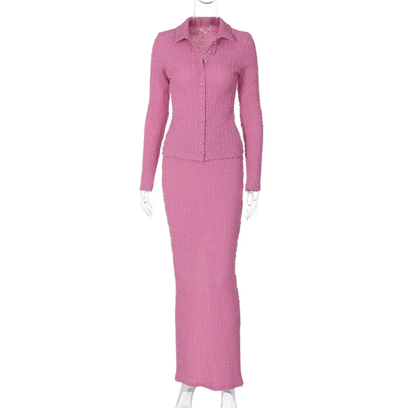 Женский кардиган на пуговицах элегантный комплект из двух предметов