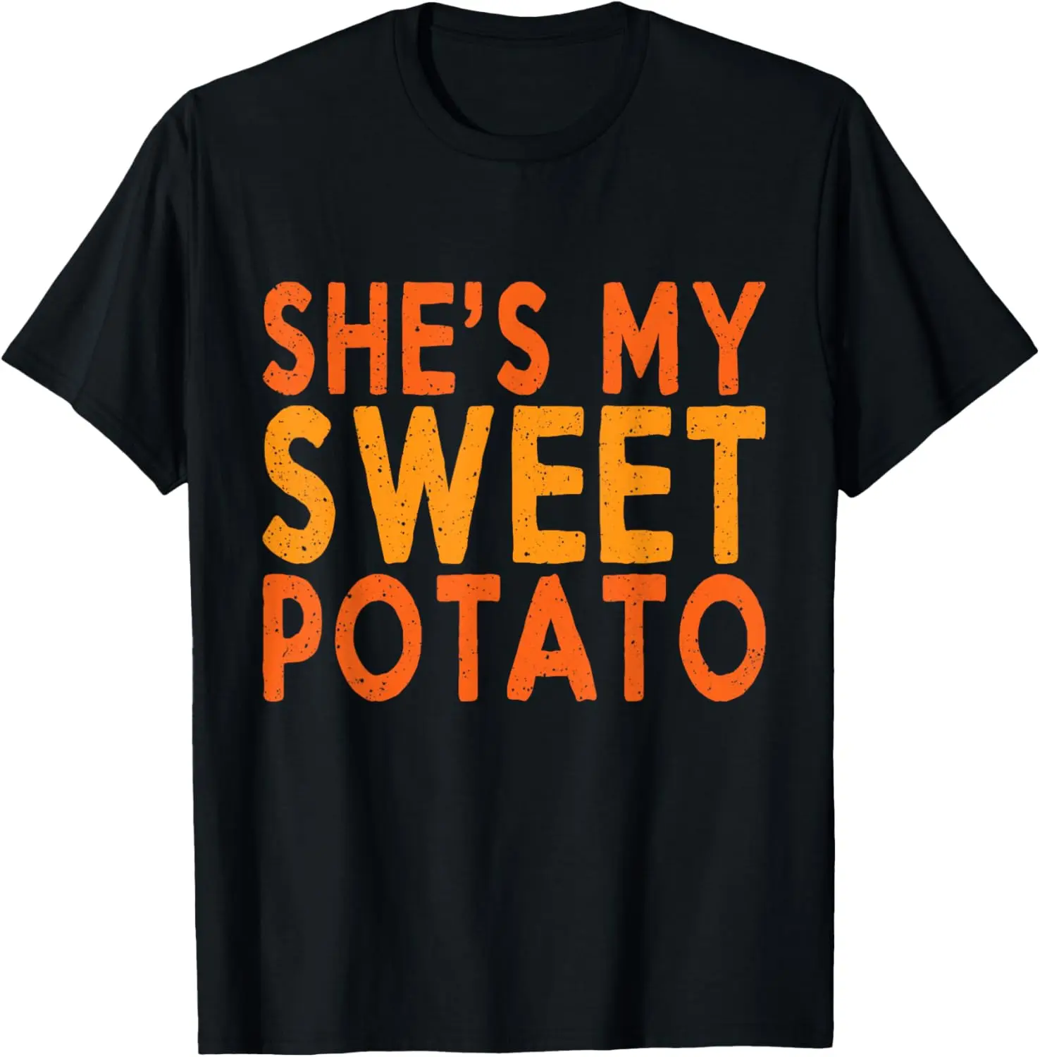 Shes My Sweet Potato I Yam Matching Пара осенних футболок на День Благодарения |