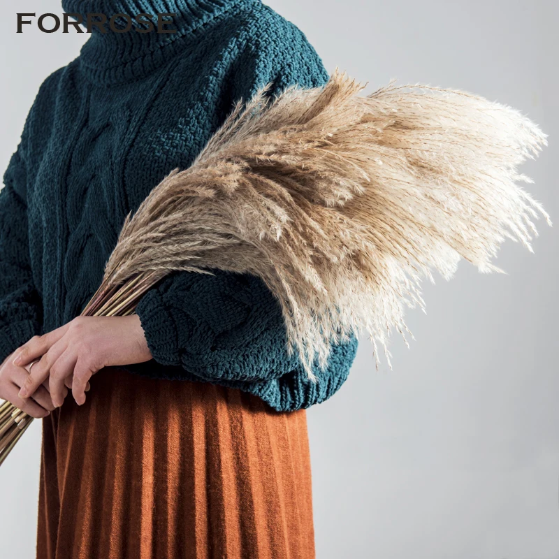 

30 50 шт. натуральная пампасная трава, высокий декор, пампасная трава, высокая пампасная трава для свадьбы Вечерние ринки, фермерского дома, богемный домашний декор для вазы