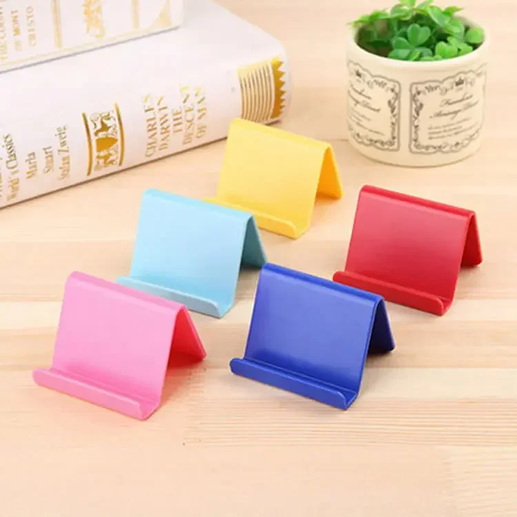 Держатель для телефона ярких цветов ленивых людей держатель визитных карточек