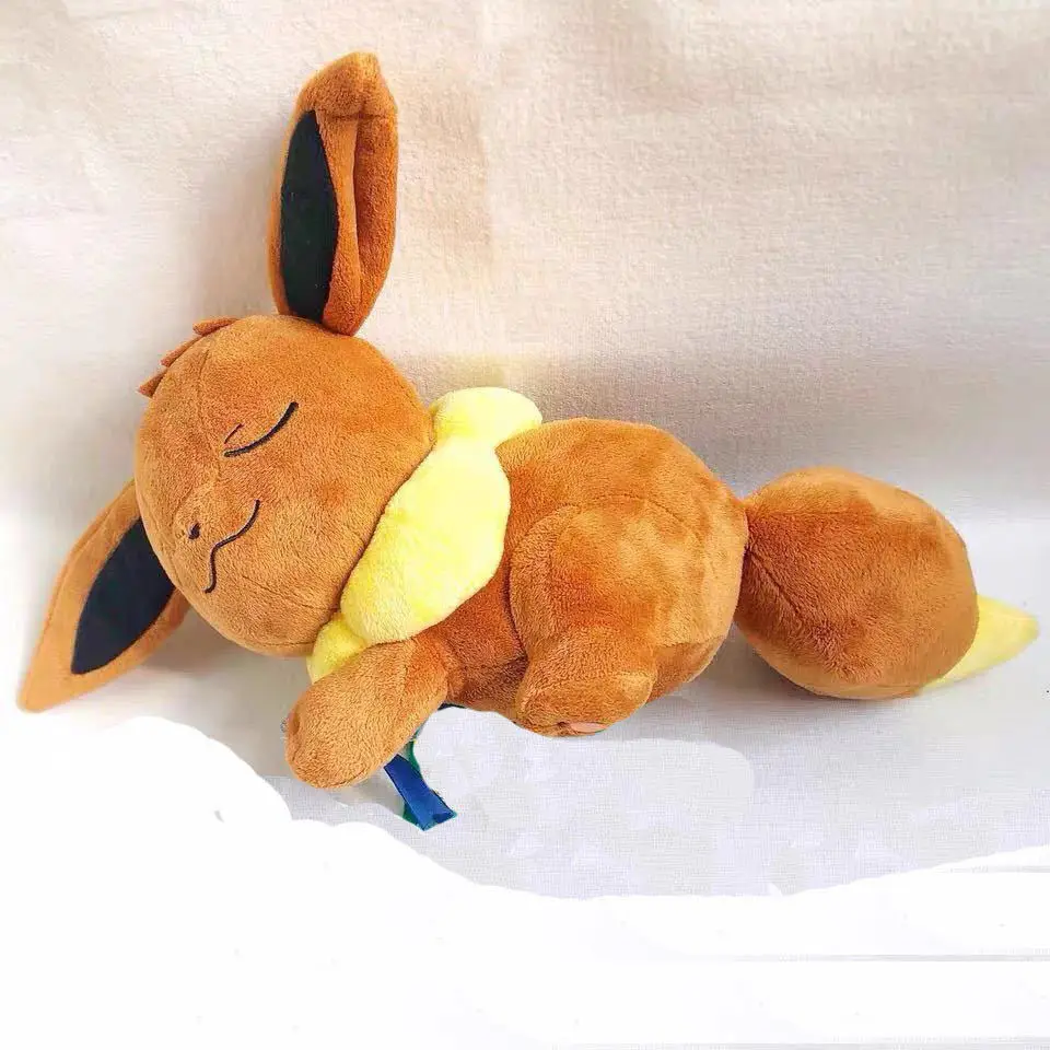 

35cm Anime Takara Tomy Pokemon Eevee Soft Stuffed Plush Dolls Cute Cartoon Plush Toys Gifts For Children