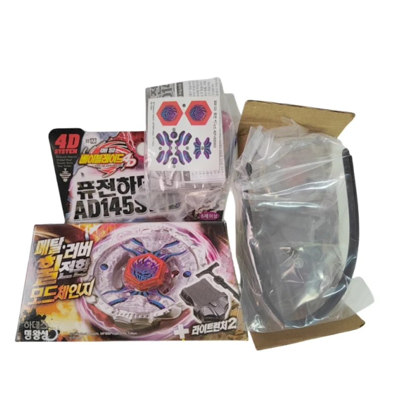 Takara Tomy BeyscollectorMetal Battle Fusion Top BB123 BLEND DEATH AD145SWD 4D С легкой пусковой установкой