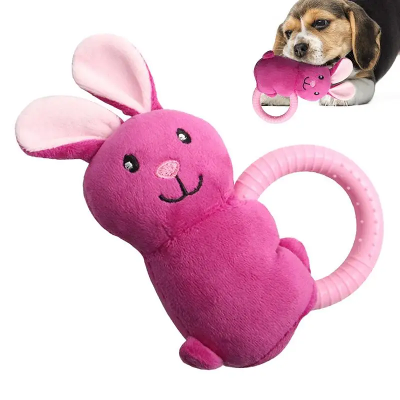 

Squeaky Dog Toys Lovely Animal Dog Plush Toy Dog Squeaky Plush Toy Durable Dog Squeaker Plush Stuffed Durable Chew Dog Toy
