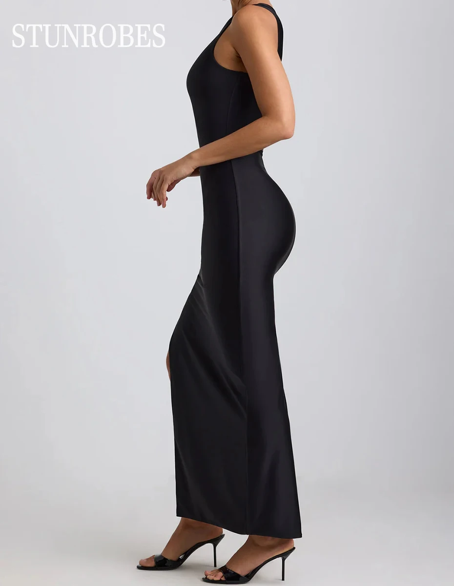 STUNROBES сексуальное вечернее платье на одно плечо Oh Polly в том же стиле с разрезом без