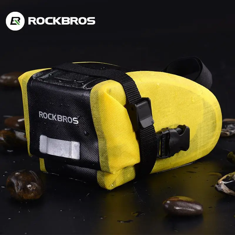 

Rockbros rear of the bag after the bag is fully waterproof mountain bike saddle tail bag on tra nsport accessories and equipment