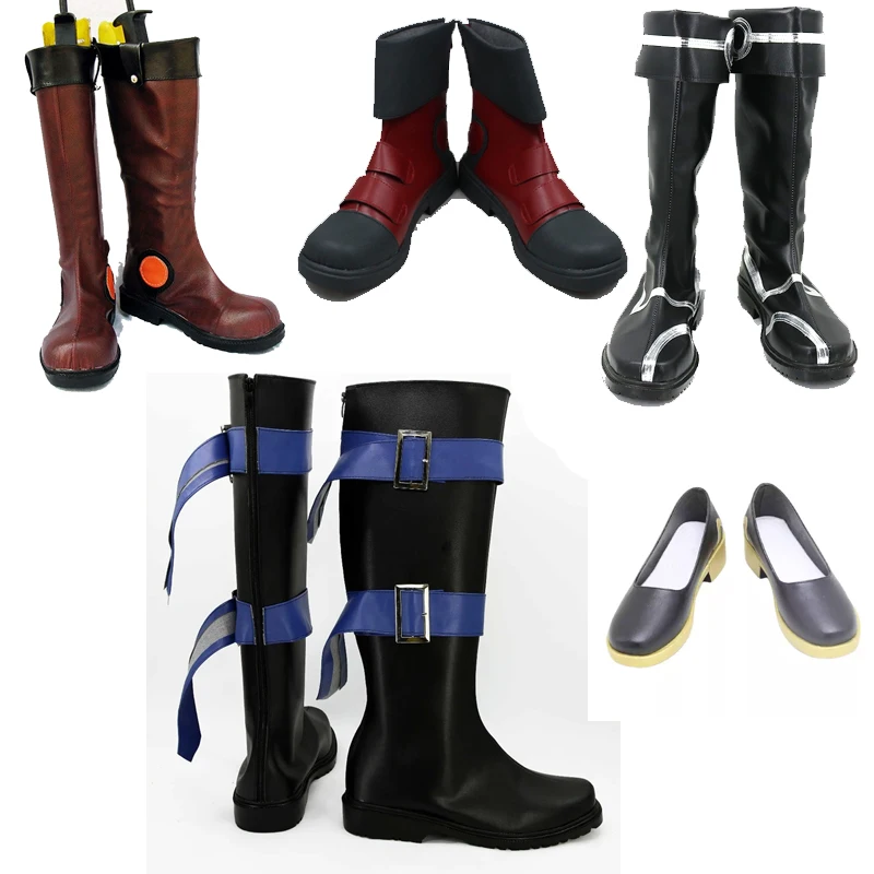 Marufuji Ryo Anime Fudo Yusei Kaiba Seto Сапоги Косплей Девушки Хэллоуин Джуден Юки Джудай Юги Муто