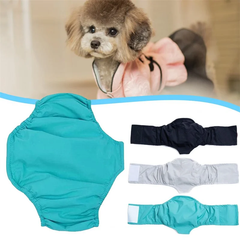 

Waterproof Male Dogs Puppy Diaper Breathable Reusable Physiological Pants Pet Belly Band Dog Anti-harassment Soft Shorts Panties