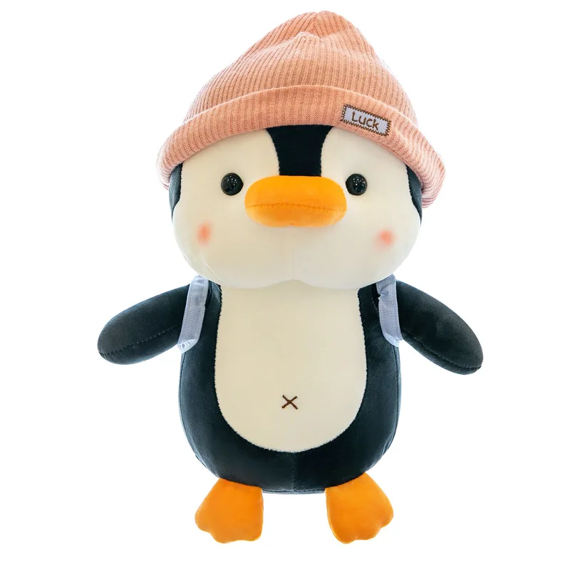 

Плюшевые игрушки счастливый пингвин 20 см, милая мягкая кукла-животное из мультфильма, подарок на день рождения и Рождество для детей
