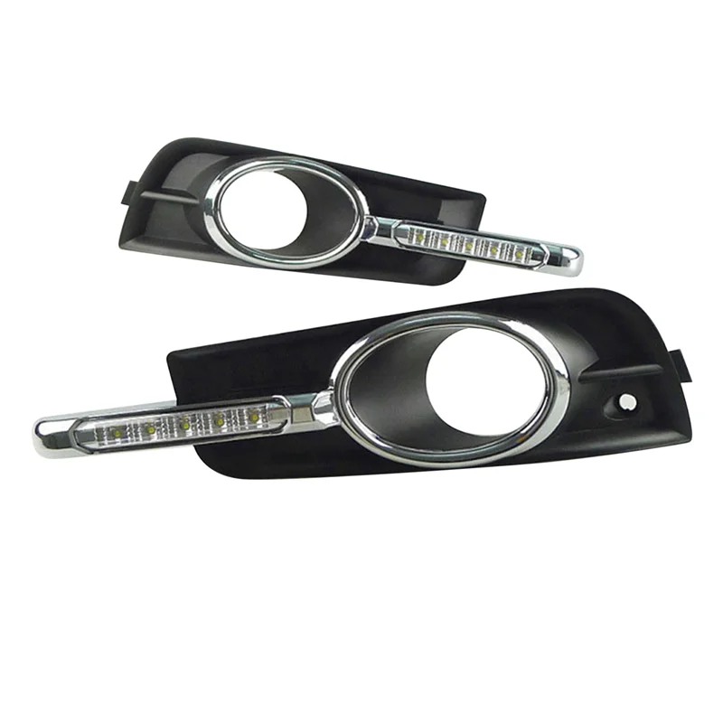 

For 09-13 Chevrolet CRUZE DRL Front Bumper Daytime Running Light with Fog Lamp Hole Turn Signal