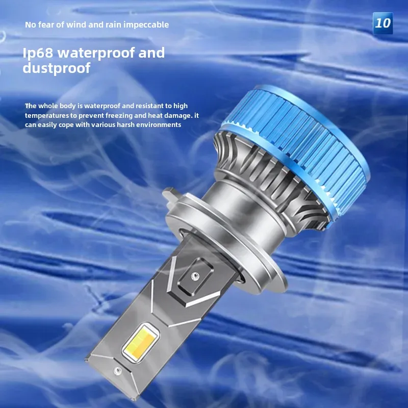 Светодиодная лампа для фар Honda Mitsumi супер яркая трехцветная конвертированная