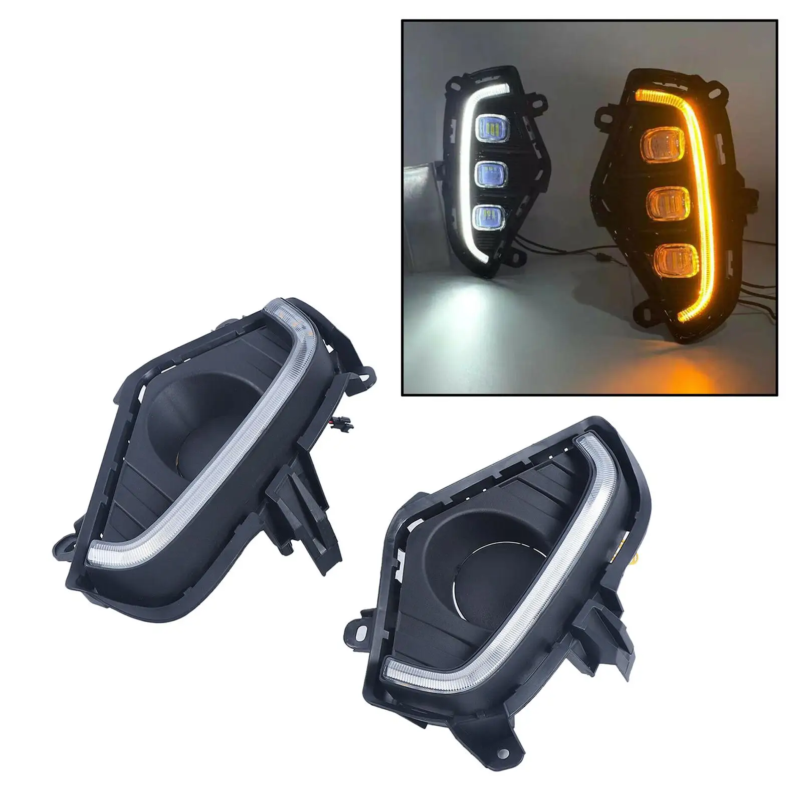 Дневные ходовые огни прямые заменяет аксессуары сигнал поворота для RAV4 |