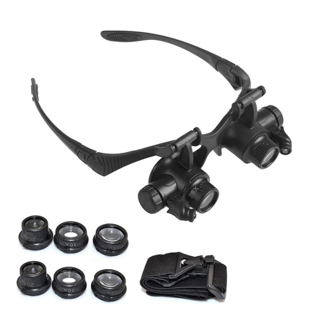 

Лупа с головной повязкой, инструмент для ремонта высокой четкости, лупа с лупой