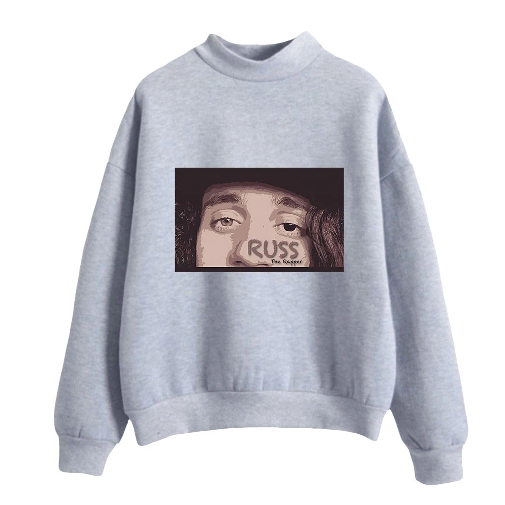 

Толстовка унисекс с воротником-хомутом и длинным рукавом, в стиле хип-хоп