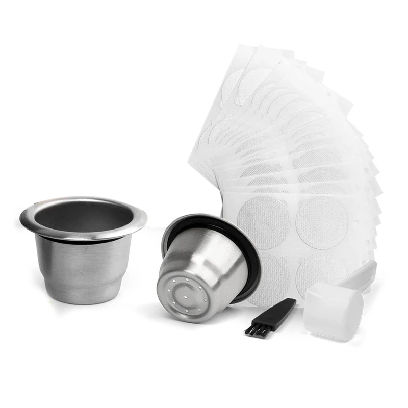 

Многоразовые капсулы Nespresso-многоразовые капсулы для кофе, чашка из нержавеющей стали, подходит для машины Nespresso с оригинальной линией