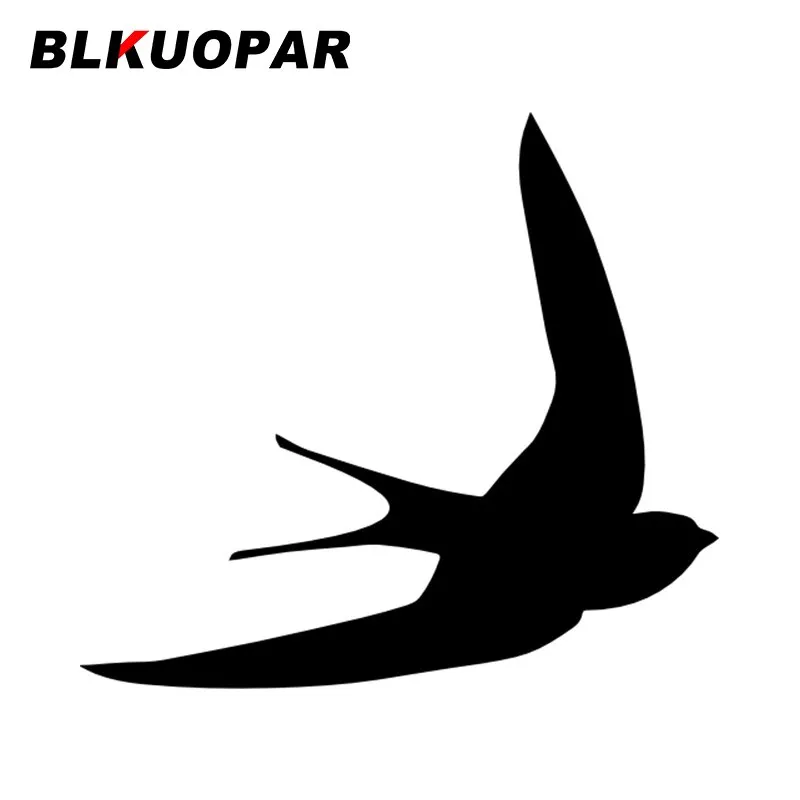 

BLKUOPAR для летающей ласточки, силуэт, автомобильные наклейки, простой стиль, модный Декор на лобовое стекло, автомобильная этикетка