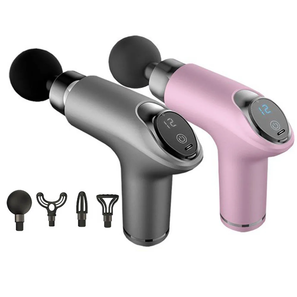 

Mini Massage Gun High Frequency Electric Fascia Gun Deep Tissue Massager Muscle Release Neck Membrane Relaxer With 12 Speeds
