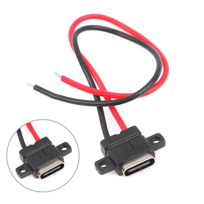 

Водонепроницаемый USB-разъем с отверстием для винта, 2 Pin