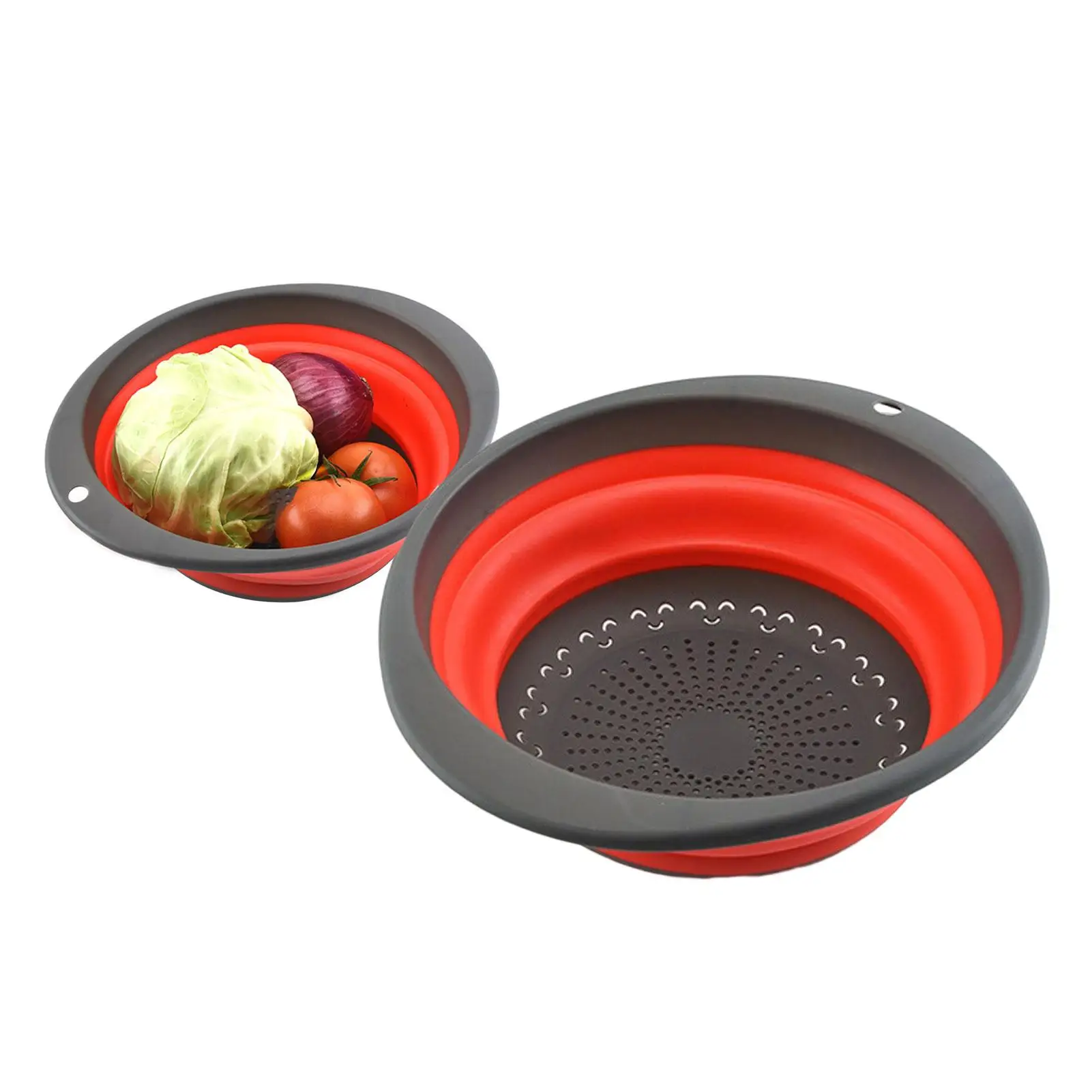 

Folding Drain Basket Foldable Drain Basket Drainer Fruit Washing Basket Foldable Kitchen Food Strainer Basket For Draining Pasta