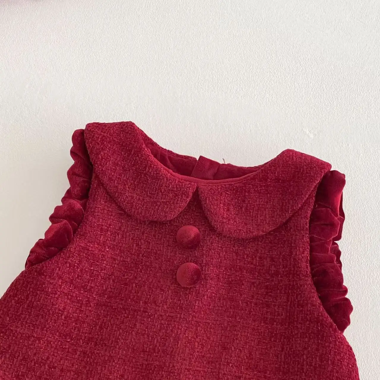 Платье теплое без рукавов для дня рождения детские платья 2 3 4 5 6 7 лет