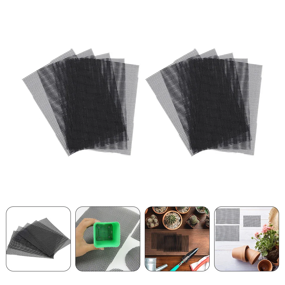 

Mesh Pot Drainage Holepad Bottom Planter Flower Screens Flowerpot Bonsai Gasket Gaskets Mat Succulent Breathable Pads Screen
