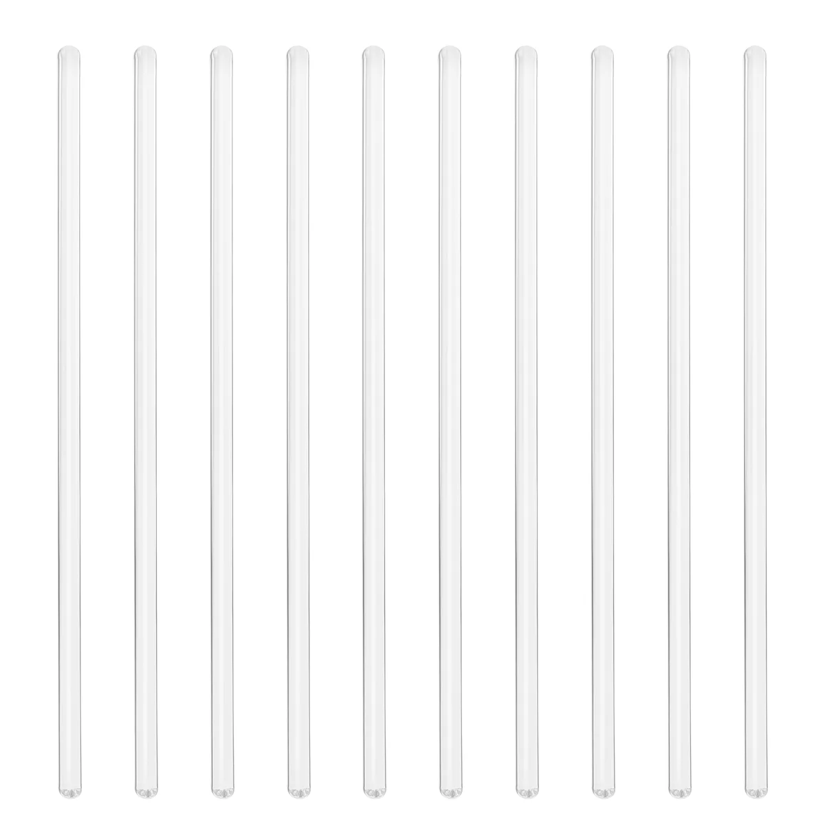 

10 шт., длинные термостойкие стеклянные перемешивающие стержни UKCOCO