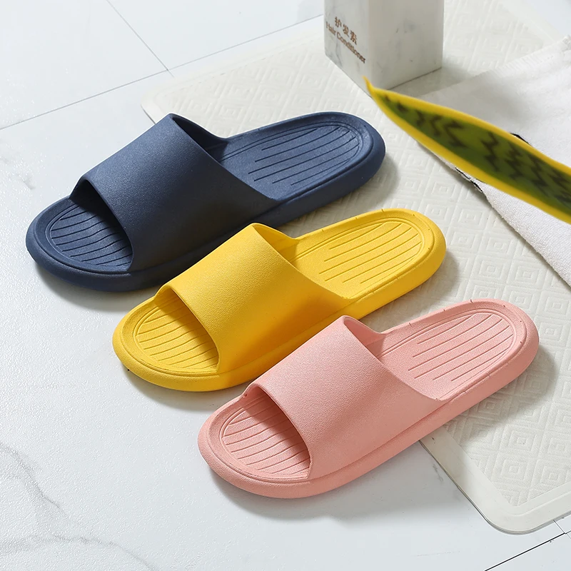 

Home Slippers Summers Thick Platform Womens 2022 Couple Sandals Indoor Bathroom Anti-slip Slides Ladies Men's Shoes Mules