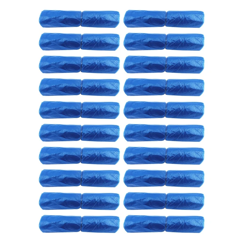 ASDS-1000Pcs Waterproof Disposable Long Shoe Covers Carpet Cleaning Overshoes Protective