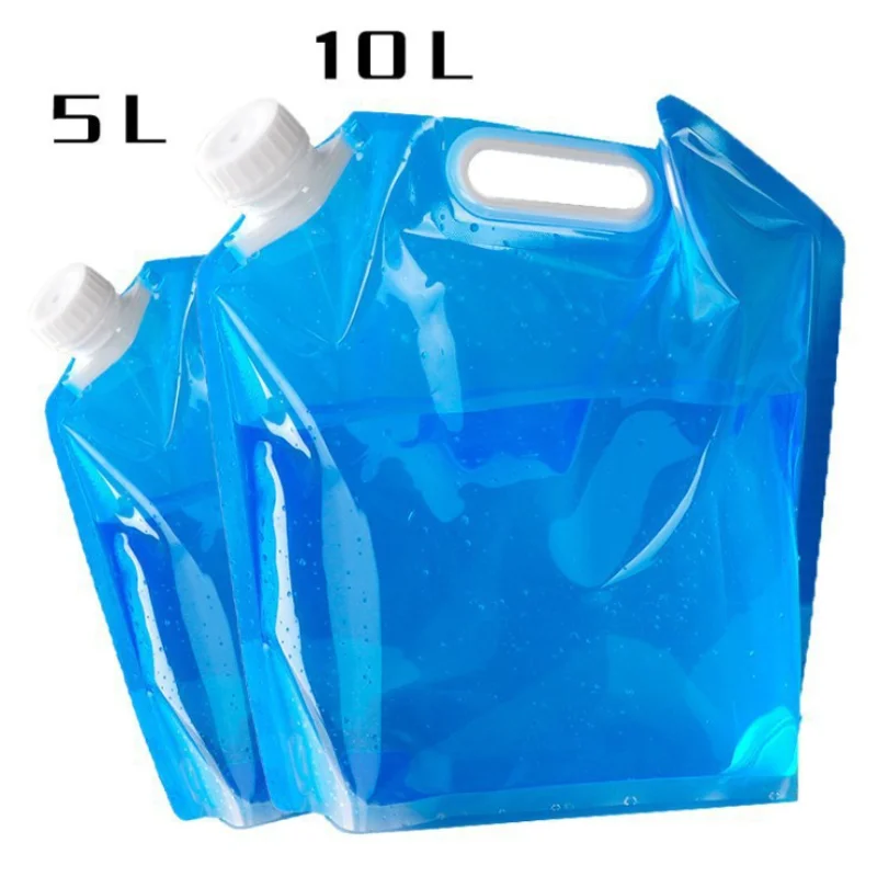 

5L/10L Outdoor Foldable Folding Collapsible Drinking Car Water Bag Carrier Container Outdoor Camping Hiking Picnic Emergency Kit