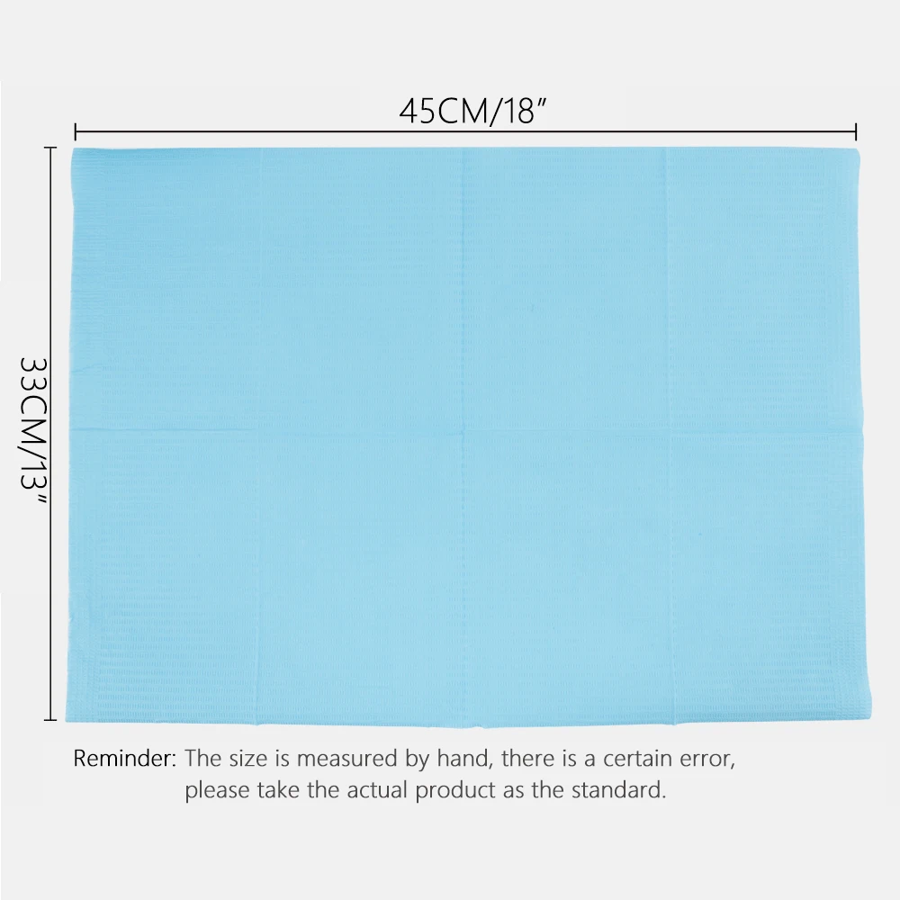 125pc Disposable Dental Bibs Sheets Cloths Underpad Hygiene Personal Tattoo Bib Waterproof Tattoo TableCloth Tattoo Supply Sheet