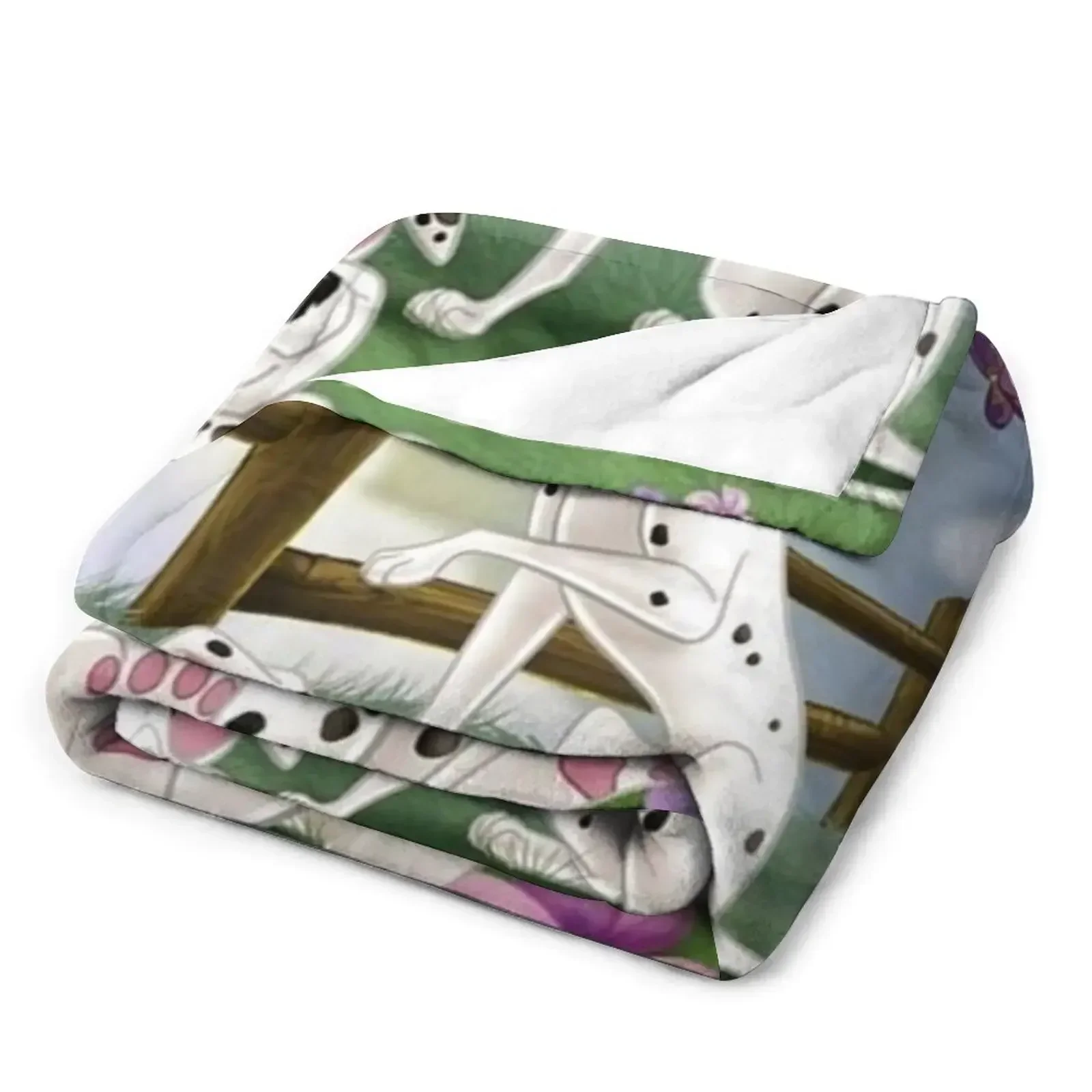 Даламатины и красивый день. Одеяло для гигантского дивана. Волосатые одеяла