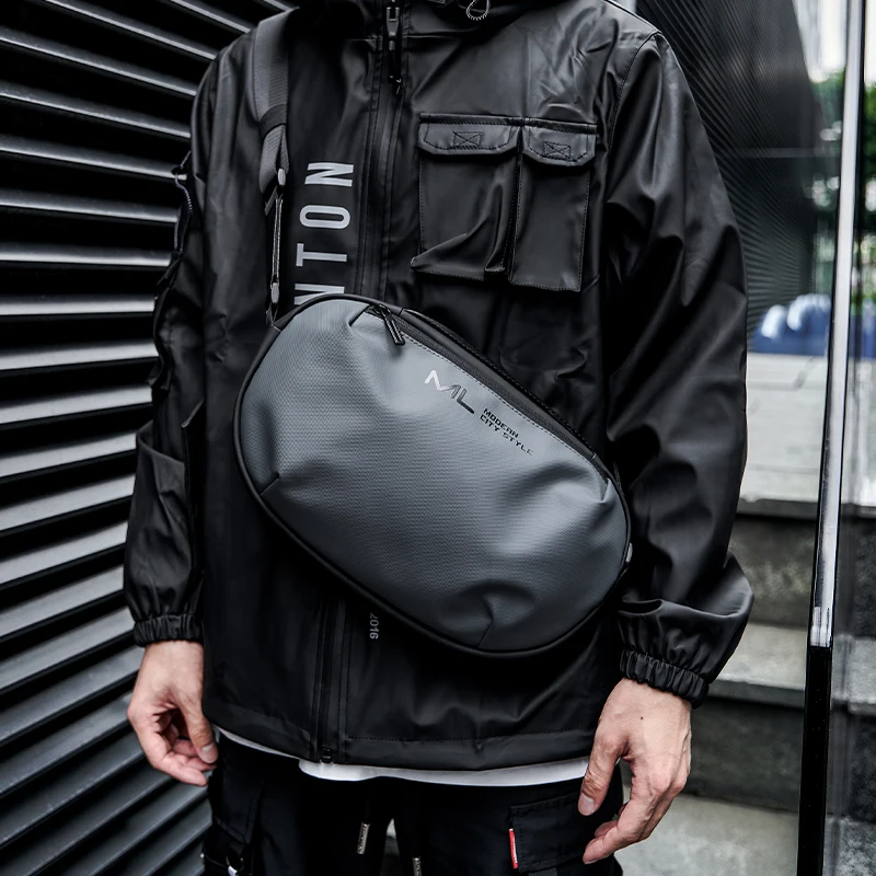 

Crossbody Oxford Bag Side Pocket Waist Youth Hip Bag Pouch Casual Men Bag Sports Fashion For Waterproof Men Phone Outdoor Pack