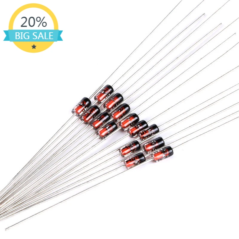 

20pcs 1N60PST DO-35 45V/50mA In-line Schottky Diode