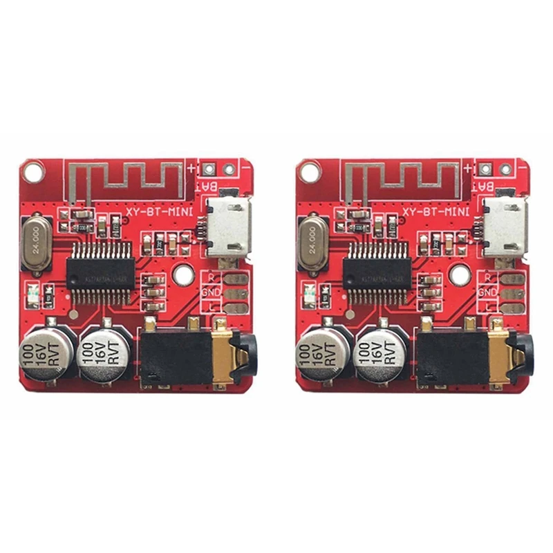 

2 х Bluetooth-декодер, Модифицированная печатная плата Bluetooth 4,1 Xy-Bt-Mini, долговечное использование