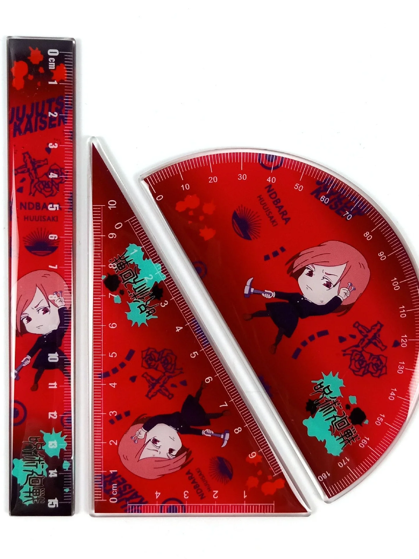Линейка для косплея аниме juютсу Kaisen Satoru Gojo Inumaki Toge Fushiguro Megumi линейка акрилового