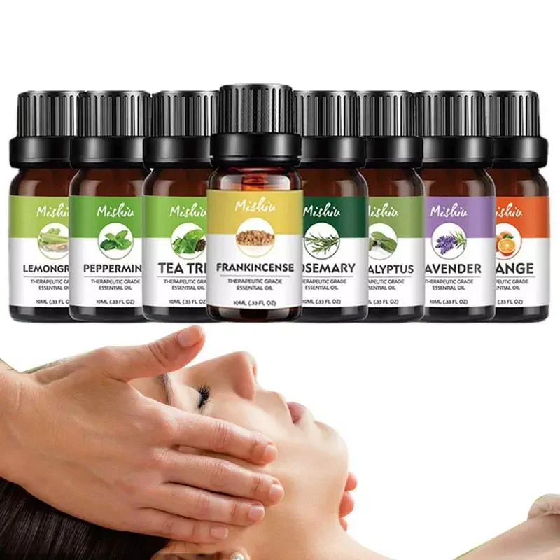 

NEW Essential Oils Set For Women Aromatherapy Oils Gift Set 8 Pack 10ml Diffuser Blends Oils For Sleep Mood Breathe Temptation