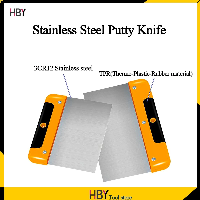 

4/6/8/10 дюймов нож для шпатлевки из нержавеющей стали лопатка для покраски штукатурный шпатель обои скребок строительные инструменты для украшения стен