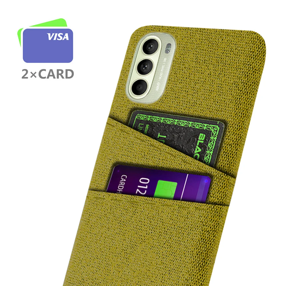

For Moto G41 Case G71 G51 5G G31 Dual Card Fabric Cloth Luxury Business Cover For Motorola Moto G31 Phone Case Coque Moto G51 5G