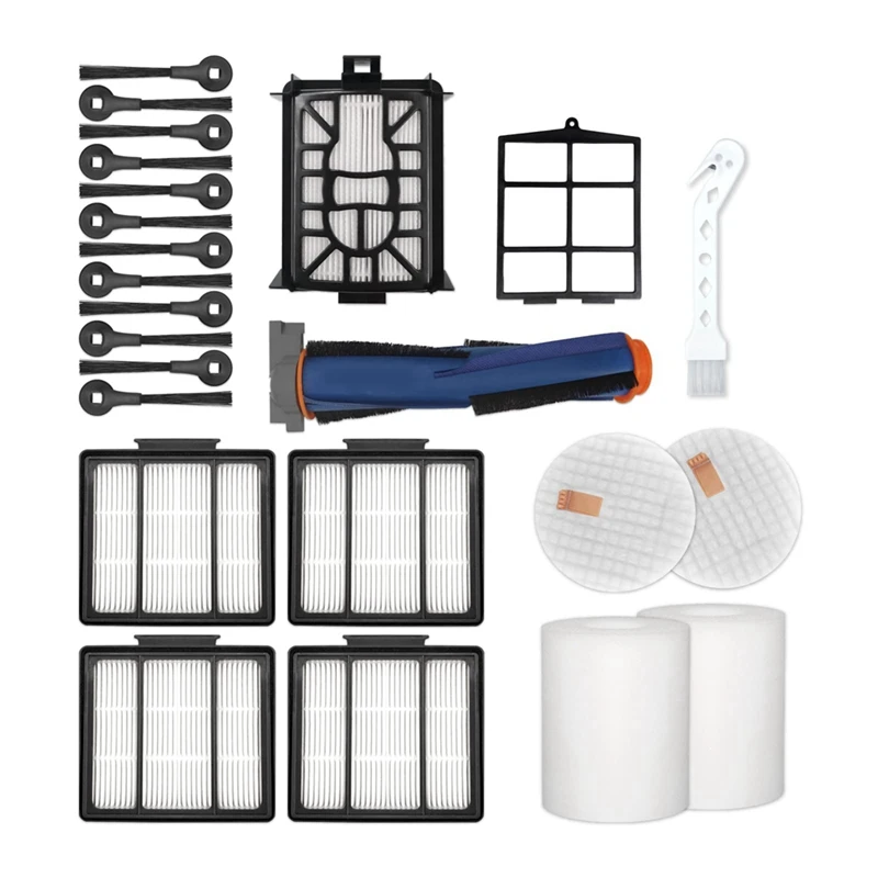 

Сменная основная и боковая щетки, HEPA фильтр, совместимый с роботизированным пылесосом Shark AV2501AE AV2502AE, аксессуары