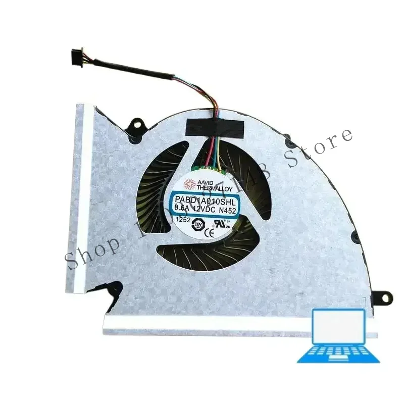 WYORESY PABD1A010SHL PABD1A010SHR N452 N451 Новый охлаждающий вентилятор для процессора MSI GP76 GE76 WE76