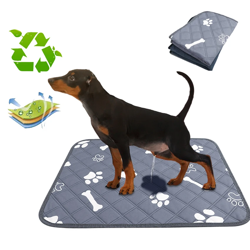 

Dog Pee Pads Washable Super absorbent Pet Diaper Mat for Puppy Potty Training Anti-odor Dogs crate pad for sofa bed Dog Supplies