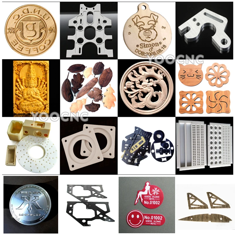 Фрезерный станок с ЧПУ 3020 3040 6040 4 оси Lpt USB-порт 2200 Вт 1500 металлический гравер